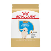 ROYAL CANIN emballage avant Golden Retriever Puppy montrant l’étiquette et avantage nutritionnel