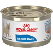 ROYAL CANIN boîte avant montrant l’étiquette et bénéfice maintien du poids