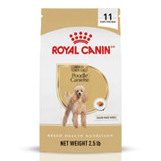 ROYAL CANIN emballage Poodle Adult montrant l’étiquette pour une alimentation ciblée