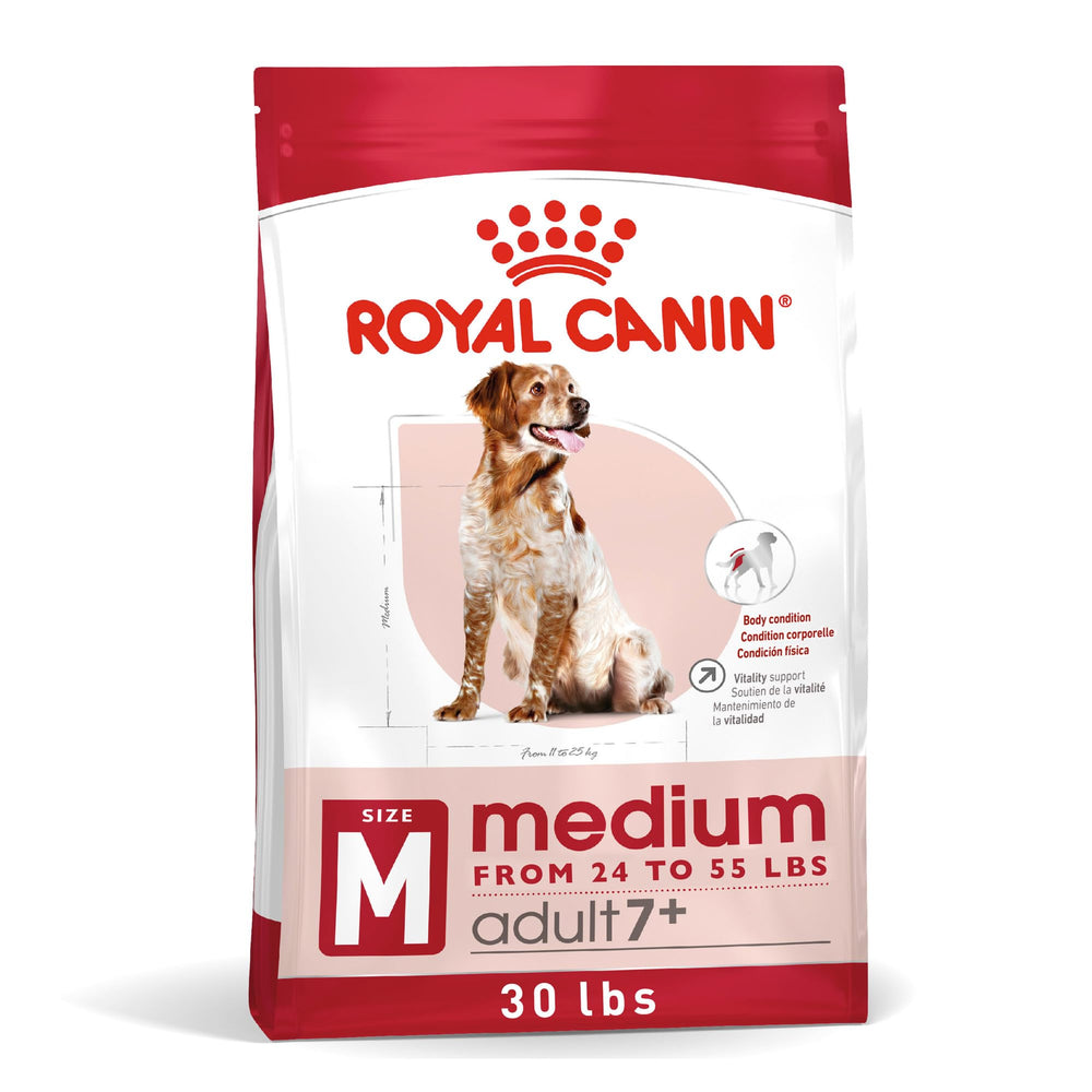 ROYAL CANIN sachet 30 lb montrant emballage et facilité de stockage
