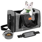 ROYPET vue avant du sac gris montrant la forme compacte et l’entrée sécurisée