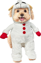 Rubies Lamb Chop face avant montrant le costume complet et l'effet nostalgique