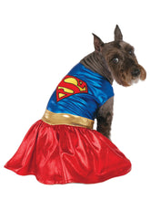 Rubies Supergirl robe devant montrant coupe confortable et look fidèle
