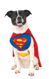 Rubies costume Superman face avant montrant l'ensemble complet et une apparence héroïque