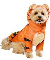 Rubies costume Tigger face avant montrant rayures fidèles et tenue confortable
