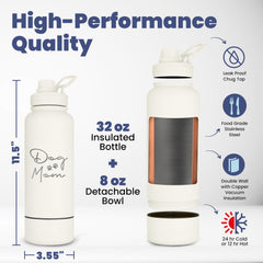 rubyloo détail acier inoxydable et finition poudre, durable et isolant