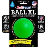 Ruff Dawg balle XL face avant montrant durabilité et rebond
