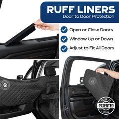 Ruff Liners gros plan tissu quilté durable apportant confort et imperméabilité