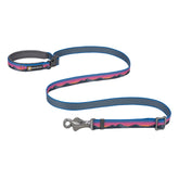 Ruffwear emballage et laisse Alpine Dusk montrant design compact et solidité