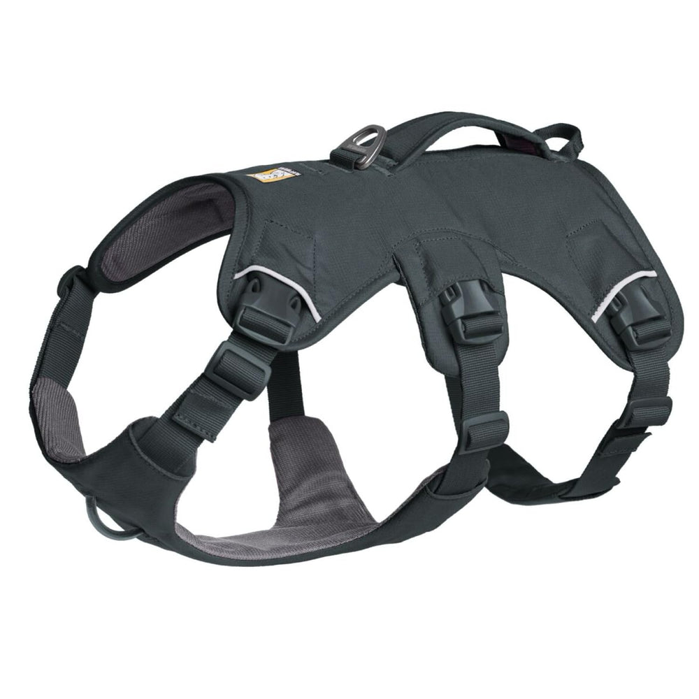 Ruffwear harnais Web Master face avant montrant l’ajustement et le soutien
