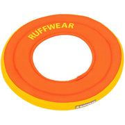 Ruffwear vue avant du disque montrant packaging et couleur vive Tangelo