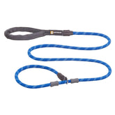 Ruffwear vue avant de la laisse Just‑a‑Cinch Bleu Pool montrant la boucle et le design