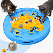 RUIULRO vue frontale du tapis à sept trous utile pour stimulation visuelle