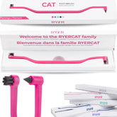 Brosse RYERCAT Flamingo face avant montrant sa micro‑tête pratique