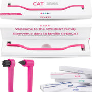 Brosse RYERCAT Flamingo face avant montrant sa micro‑tête pratique