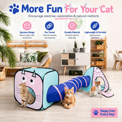 Rypet tunnel en usage chat jouant stimulant exercice
