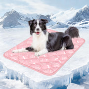 Rywell tapis vue complète montrant surface rose et confort pratique