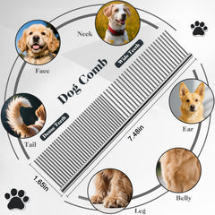 Saccison kit utilisé sur un Goldendoodle réduit nœuds et stress