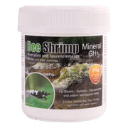 SALTYSHRIMP boîte avant Bee Shrimp Mineral GH+ montrant emballage et bénéfice dosage