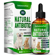 SalutemPet flacon face montrant étiquette claire et dosage pratique