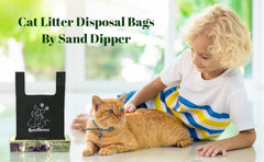 Sand Dipper sac noué en action pour une manipulation propre