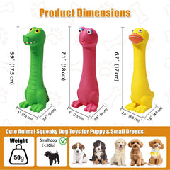 SCHITEC canard et dinosaure en groupe, assortiment coloré encourageant le jeu