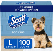 Scott emballage avant du paquet de 100 tapis montrant protection et quantité