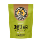 Scratch and Peck Feeds face du sac 10 lb montrant emballage pratique et qualité