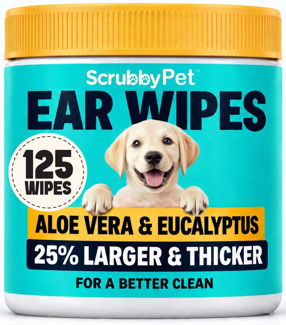 Scrubby Pet vue avant du pot pratique, conservation facile