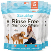 Scrubby Pet paquet avant montrant les 20 gants et bénéfice gain de temps