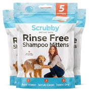 Scrubby Pet emballage avant montrant paquet de 15 pour rangement pratique