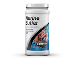 Seachem Marine Buffer paquet 250 g montrant l'emballage et l'usage sûr