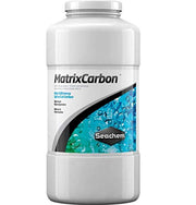 Seachem MatrixCarbon emballage avant montrant capacité et usage