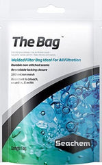Seachem The Bag gros plan sur la fermeture verrou réutilisable, manipulation sécurisée