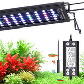 SEAOURA vue frontale de la lampe montrant contrôle WRGB et gain de couleurs