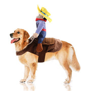 SEIS costume face avant montrant le motif cowboy et effet amusant