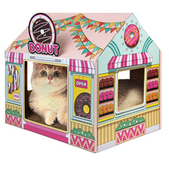 SEKAM façade donut shop élégante, ajoute style et cachette sûre