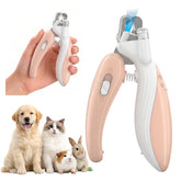 SHAOMABA vue frontale du coupe-ongles rose montrant design compact et pratique