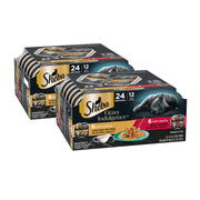 Sheba emballage frontal montrant variété et formats pratique