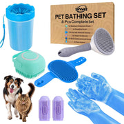 SHYNEE emballage du kit 8 pièces montrant tous les accessoires, solution complète pour toilettage