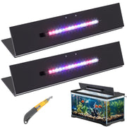 Sieral couvercle face avant montrant transparence et protection pour aquarium