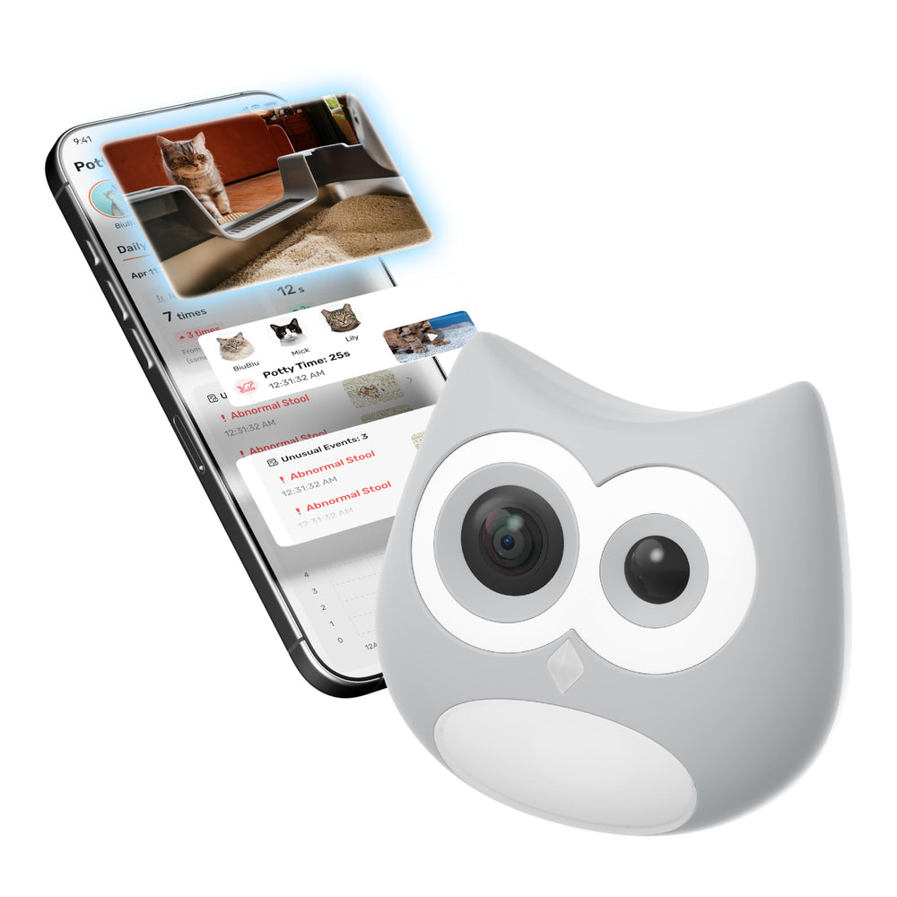 SiiPet LitterLens face avant montrant design compact et visibilité améliorée
