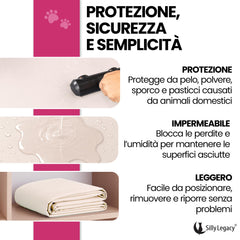 SILLY LEGACY comparaison taille Queen 96x82 pouces pour couverture