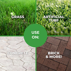 Simple Green pulvérisé sur béton de patio pour entretien extérieur efficace