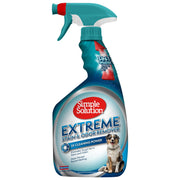 Simple Solution bouteille avant montrant format 32 oz et usage pratique