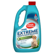 Simple Solution gallon face avant montrant étiquette produit et parfum Spring Breeze bénéfice nettoyage puissant