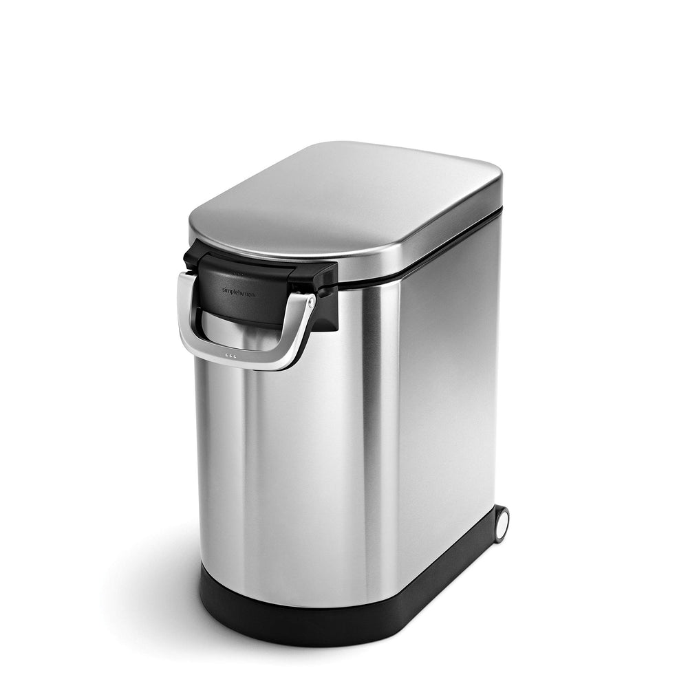 simplehuman vue face du bac moyen montrant design et étanchéité