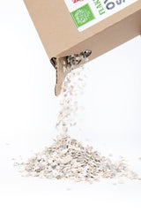 Small Pet Select sac 10 lb posé à côté d'une règle pour échelle et gestion des stocks