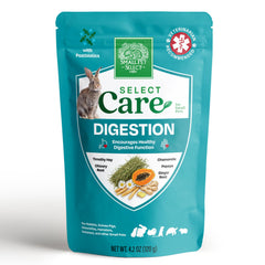 Small Pet Select emballage avant montrant le sachet refermable et la protection