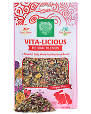 Small Pet Select emballage avant montrant friandise et informations produit bénéfique